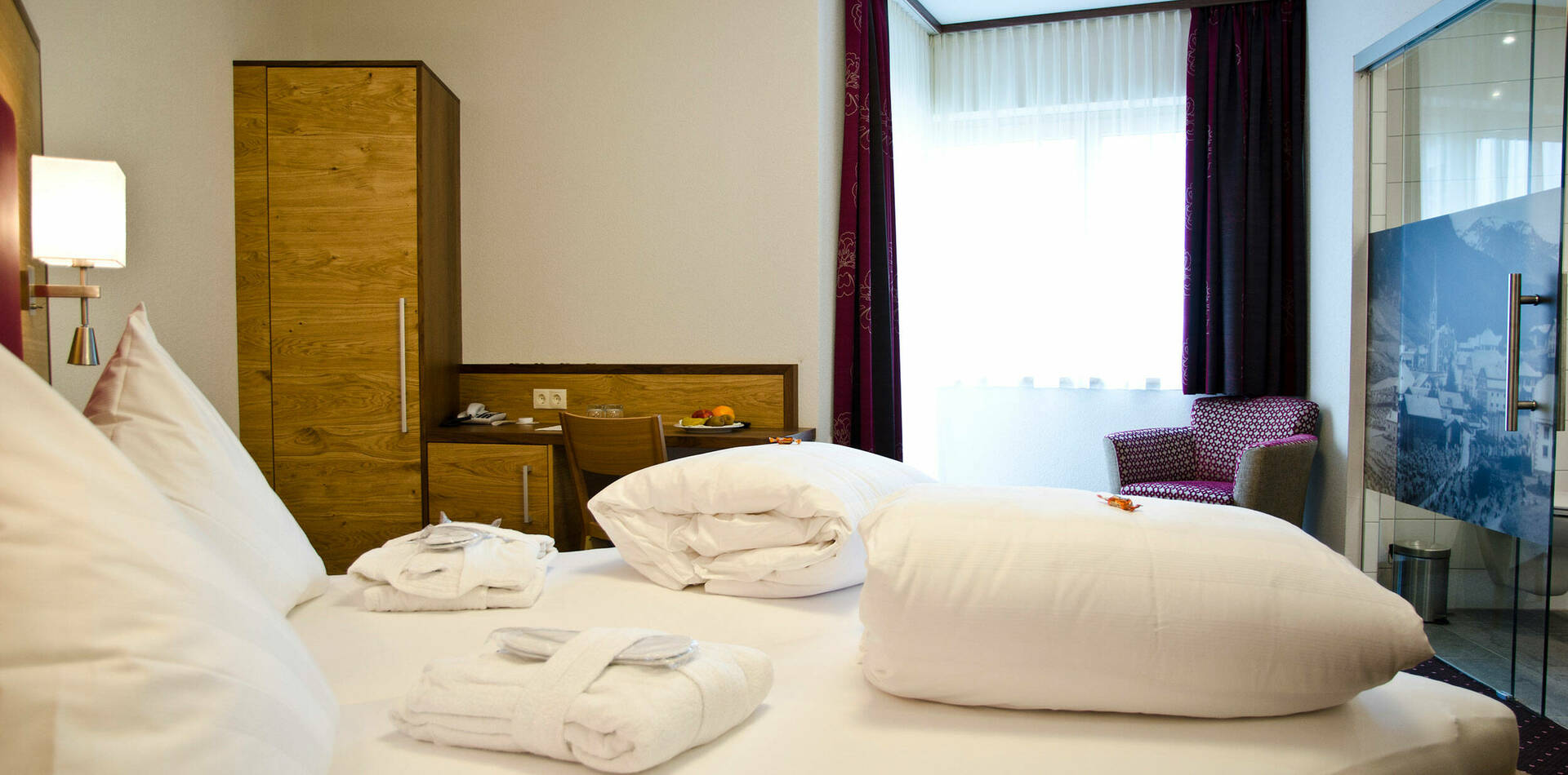 Double room in the hotel – Garni Arosa in Ischgl 